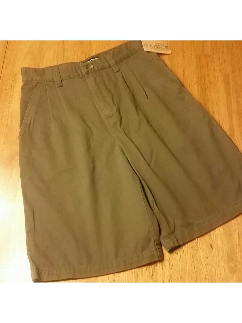 KHAKI GREEN BOYS SHORTS